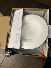 Halo LT 5 in. & 6" 2700K Integrated LED White Recessed Ceiling Light Warm White