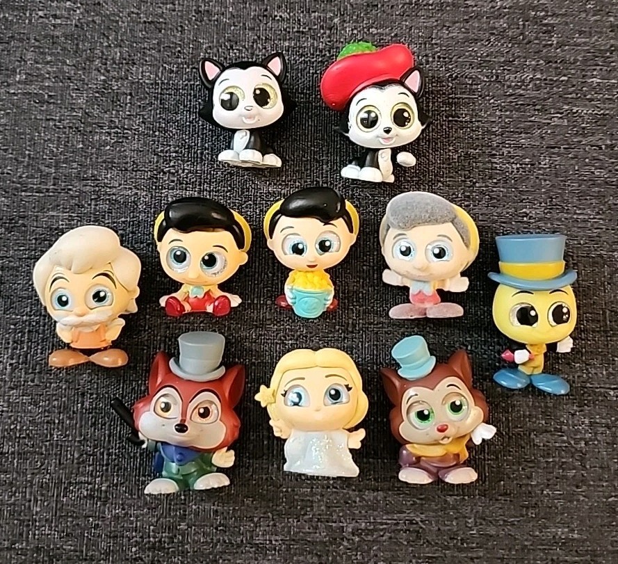 Ultra Rare Disney Doorables PINOCCHIO Lot | Figaro, Jiminy Cricket