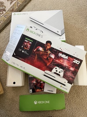 🔥Xbox One S 1TB BOX ONLY! No Gaming Console-EMPTY BOX, NBA 2K20