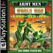Army Men World War: Land Sea And Air For PlayStation 1 PS1 Shooter 2E