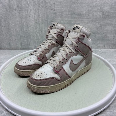 Nike Dunk High 1985 Barely Rose Denim Mens 8 Shoes DQ8799-100 Sneaker
