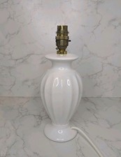 Marks & Spencer white Ceramic Lamp Base Classic Design  with bayonet fitting