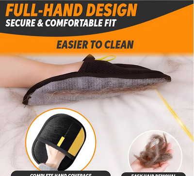 2 Pcs Pet Hair Removal Glove Dogs Cats the Magic Brush Pet Hair Remover Newly