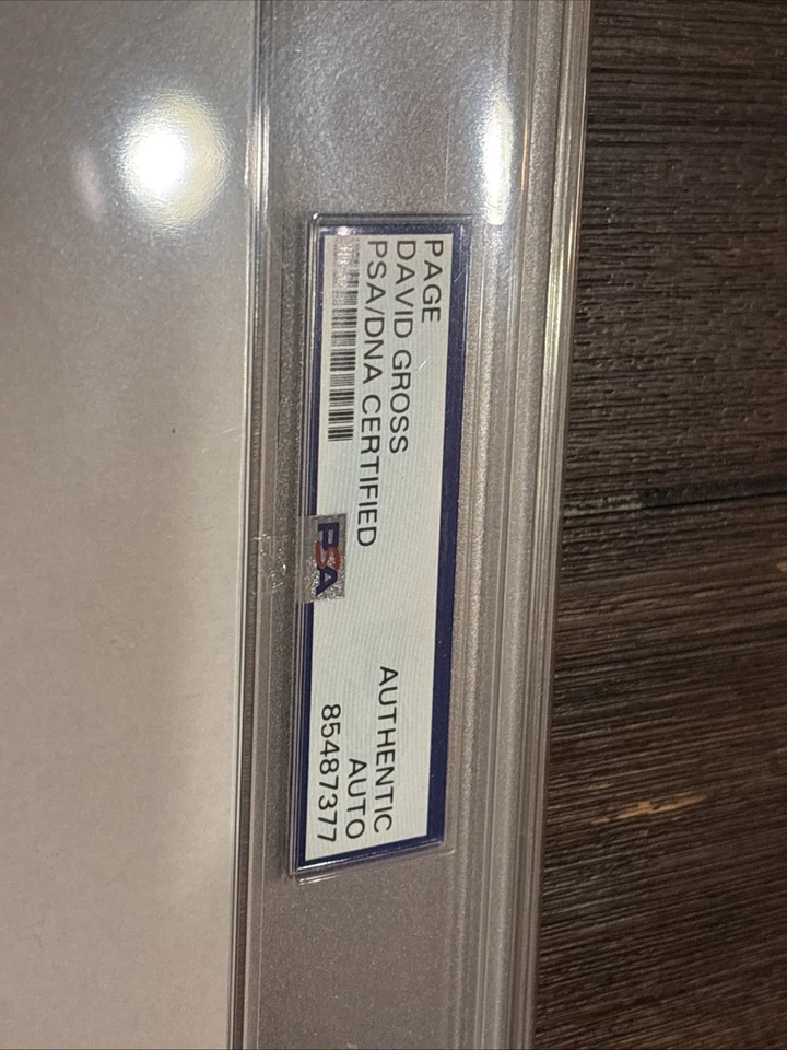 David Gross Signed Topps Garbage Pail Kids The Who Daltrey Prototype Sketch PSA - Image 3 of 4