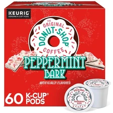 The Original Donut Shop Peppermint Bark Keurig Single-Serve K-Cup Pods, Light Ro
