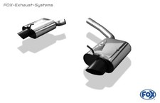  Edelstahl Sportauspuff Audi A5 B8 Sportback S5 in RS5-Optik je 115x85mm