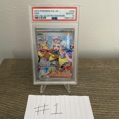 Iono 269/193 PSA 10 Paldea Evolved Pokemon Card