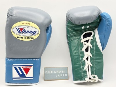 Winning ボクシンググローブ 8 oz グレー Winning ボクシンググローブ