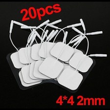 20pcs Reusable Tens Machine Electrode Pads Body Massager Pads Self-adhesive Pads