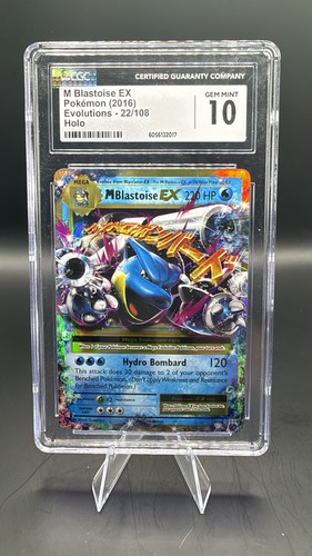 M Blastoise-EX graded CGC 10 for sale on eBay