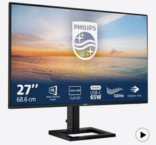Philips 27" Full HD Monitor 100Hz IPS 1ms USB-C Power Delivery 27E1N1300A/00
