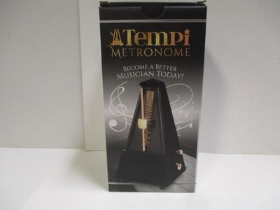 TEMPI Mechanical Metronome - Audible Click & Bell Ring -Wind Up Tempo 40-208 bpm