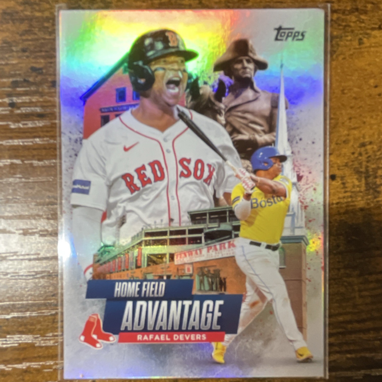 Topps 2025 Series 1 Home Field Advantage Insert Rafael Devers HA-18 RED SOX