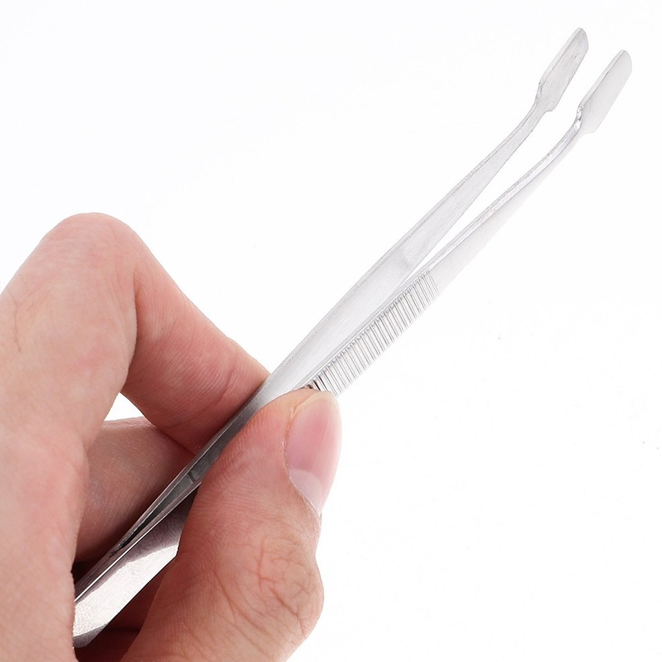 6 Pcs Duckbill Clip Stamp Tweezers Stamping Supplies Stainless Steel ...