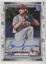 2020 Bowman Chrome Prospect Auto Ethan Lindow #CPA-EL Auto 4k8