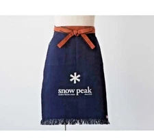 [US Tax Paid] Snow Peak Retro Apron Maekake Cotton Point Gift Limited PG-088 NEW