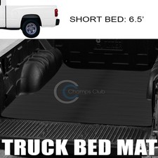 Fits 87-11 Dodge Dakota 6.578 Horizontal Style Rubber Truck Bed Mat Liner V2