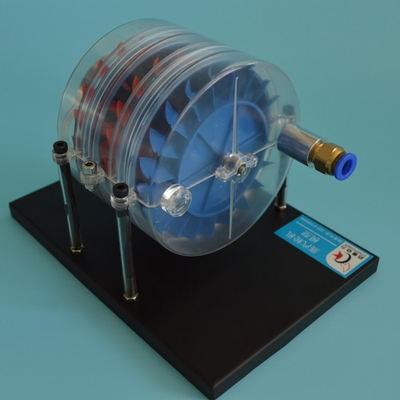 #ad Multi Stage Steam Turbine Model Metal Acrylic Educational Display $52.97