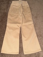 Sears Rough Housers Vintage 1970s Child Bellbottom Corduroy Flare Pants Size 6
