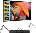 Outdoor Projector Screen with Stand 120 inch Foldable Projector Screen — photo 1