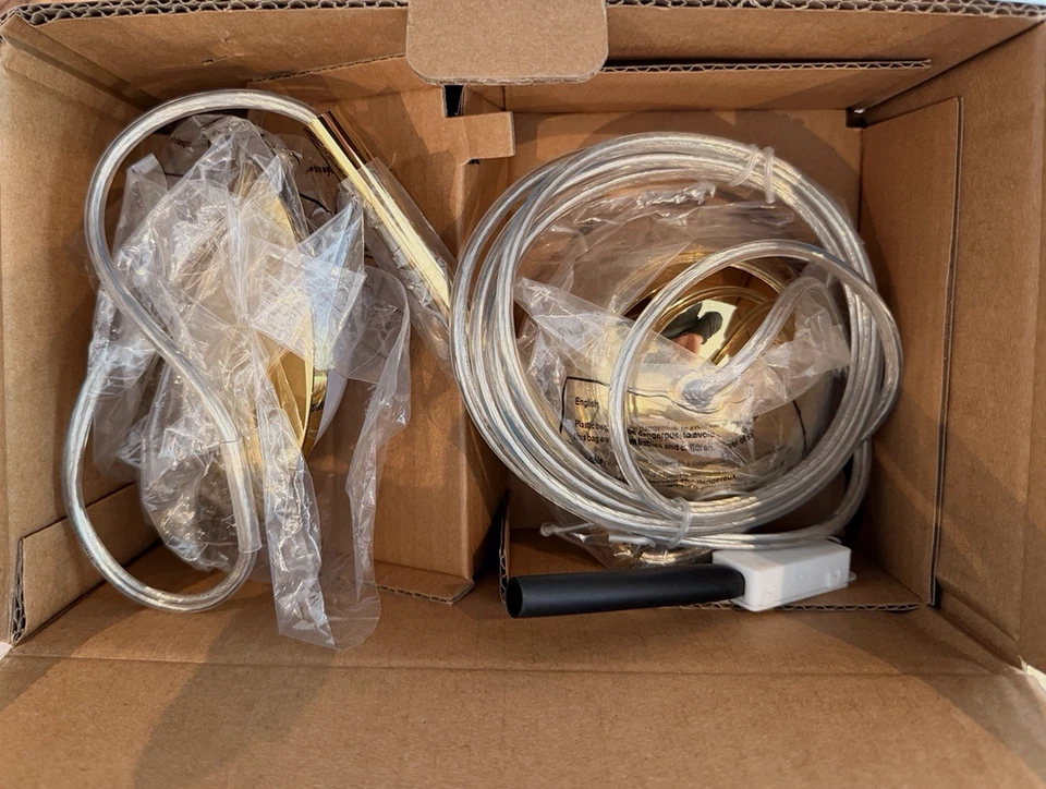 1x Tom Dixon Melt Pendelleuchte Aufhängung mit LED Lampe Gold /ohne Lampenschirm - Bild 4 von 4