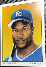 SCORE 1990 Score Bo Jackson #687 Kansas City Royals Dream Team Baseball Card