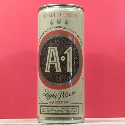 A 1 Light Pilsner Beer 16 ounce Can the National Brewing Co Phoenix Ariziona 49Y