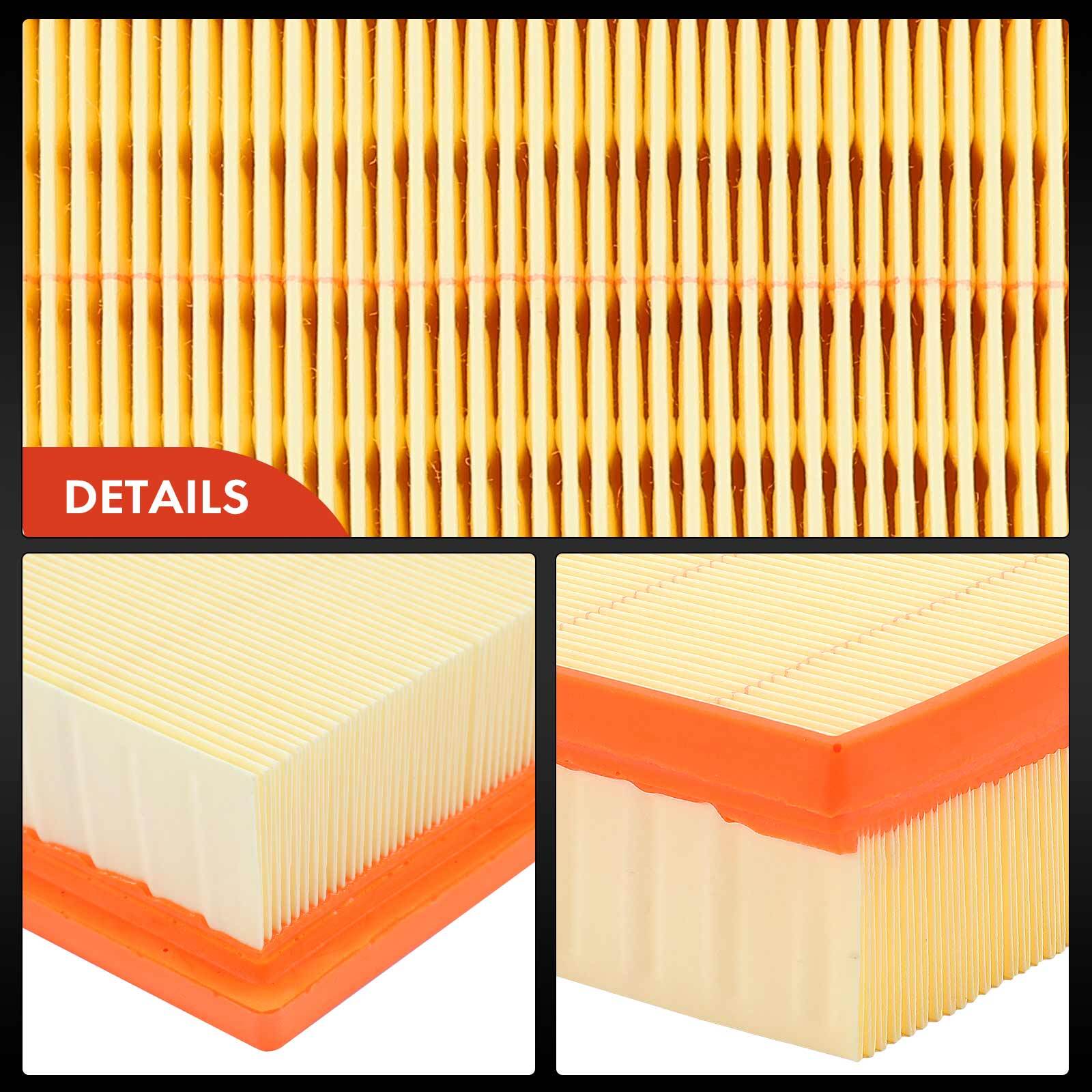 1x Engine And 1x Activated Carbon Cabin Air Filter For Audi Q7 Porsche 