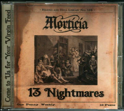 MORTICIA - 13 Nightmares (NEW*LIM.500 US DARK METAL  91*TYPE O N.*IDLE HANDS)