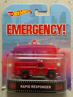 2014 Hot Wheels Emergency RAPID RESPONDER with Protector