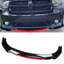 For Dodge Durango Front Bumper Lip Splitter Spoiler Body Kit Black+Red