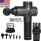 Percussion Massage Gun | Muscle Relaxing Body Massager | 6 Heads | 30 Speed