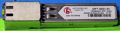 OPT-0051-01 F5 Network 1000BaseT SFP 100m Transceiver Module
