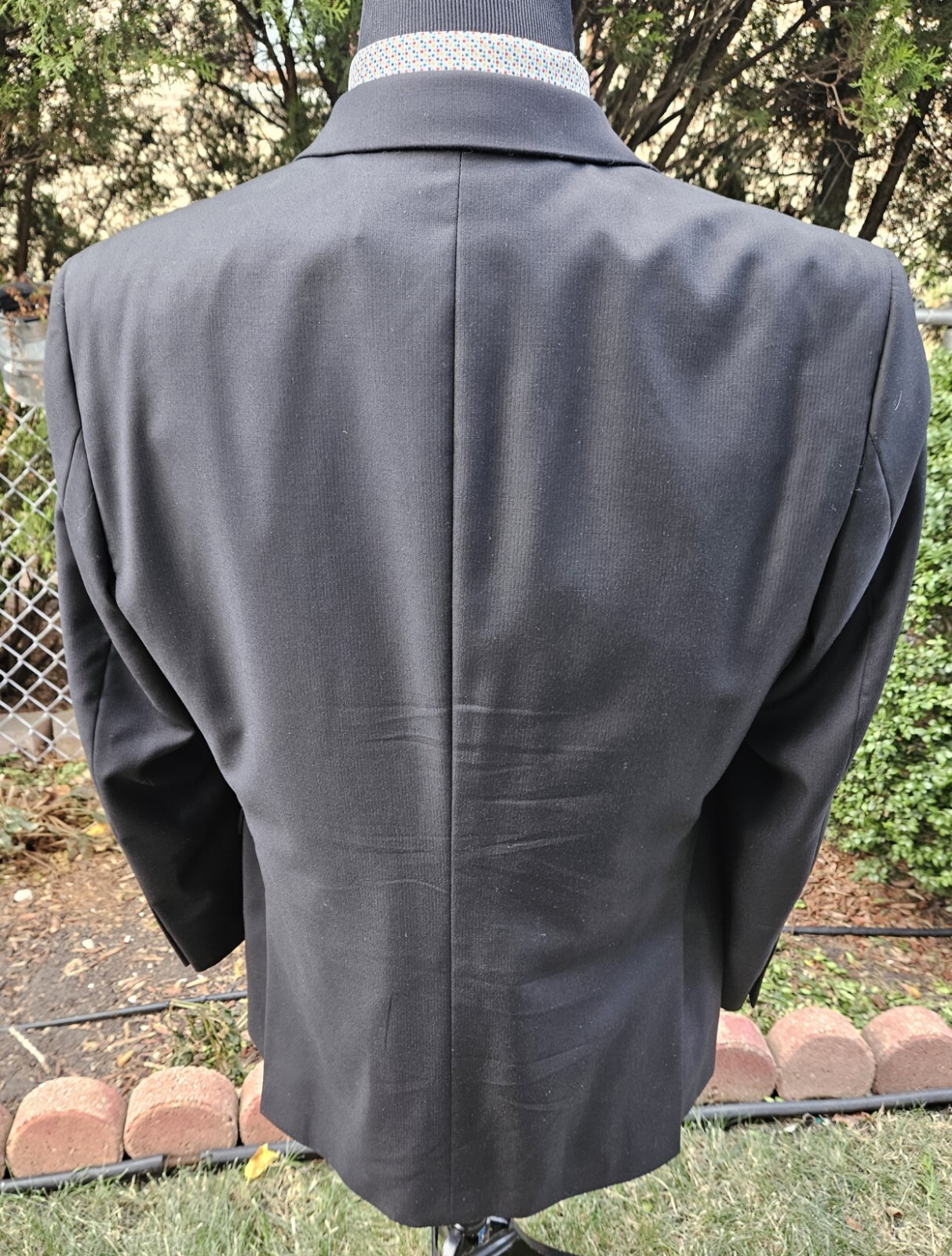 PETER MILLAR 100% Wool Black Two Button Blazer Sp… - image 11