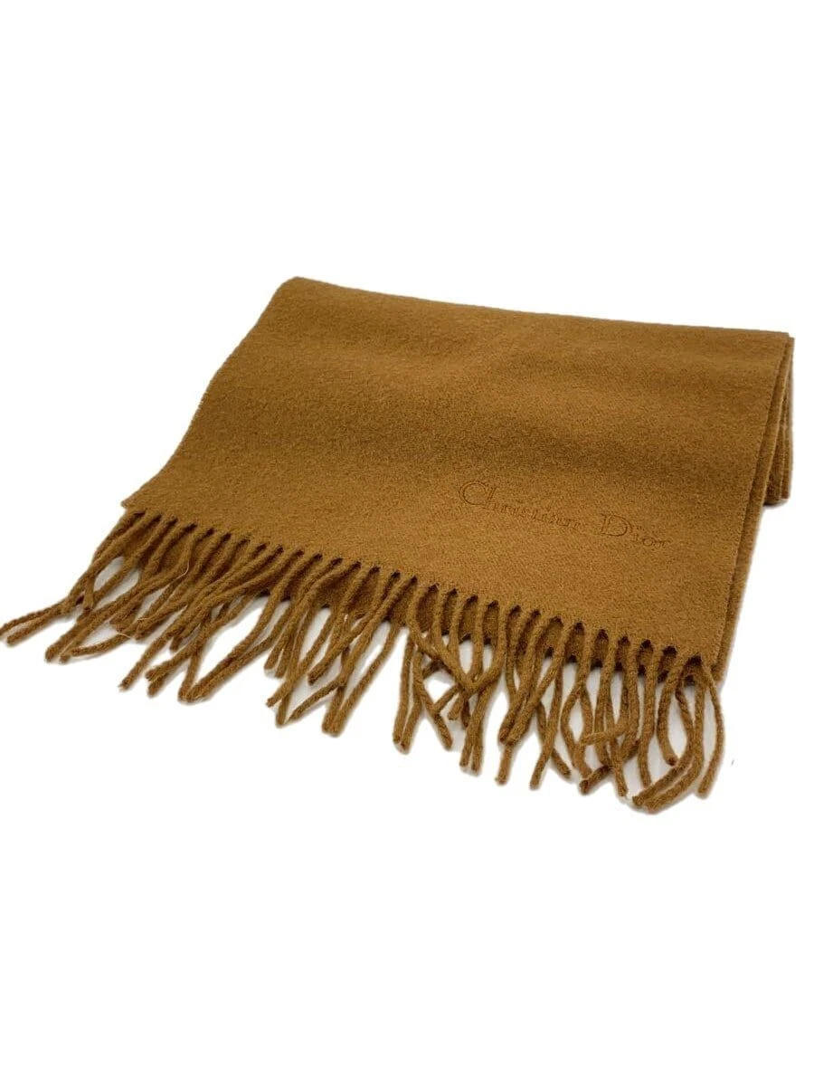 Foulard femme Christian Dior laine marron occasion