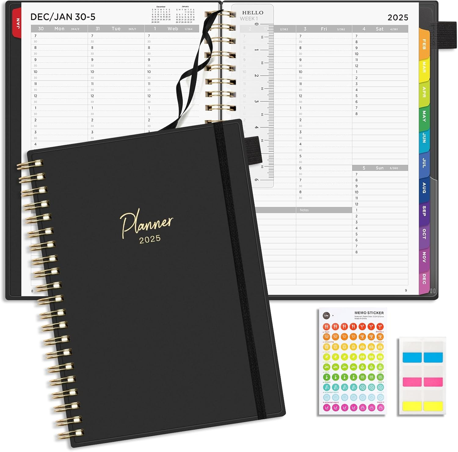 2025 Appointment Book 8.5 X 11, 30-Minute, A4 Weekly and Monthly Planner, Daily