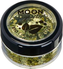 Biodegradable Eco Chunky Glitter by Moon Glitter - Gold - Cosmetic Bio Festival