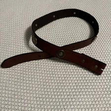 Nocona Belt Co Mens 12 Gauge Brown Leather Size 28 Belt blank