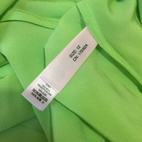 Agent Provocateur Caprio Green Silk Short Slip UK12 L NWT $385
