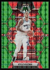 Kyle Kuzma 2022-23 Panini Mosaic Green Prizm Washington Wizards Card No.91