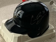 CORBIN BURNES Signed MILWAUKEE BREWERS MINI HELMET CY YOUNG AWARD 2021