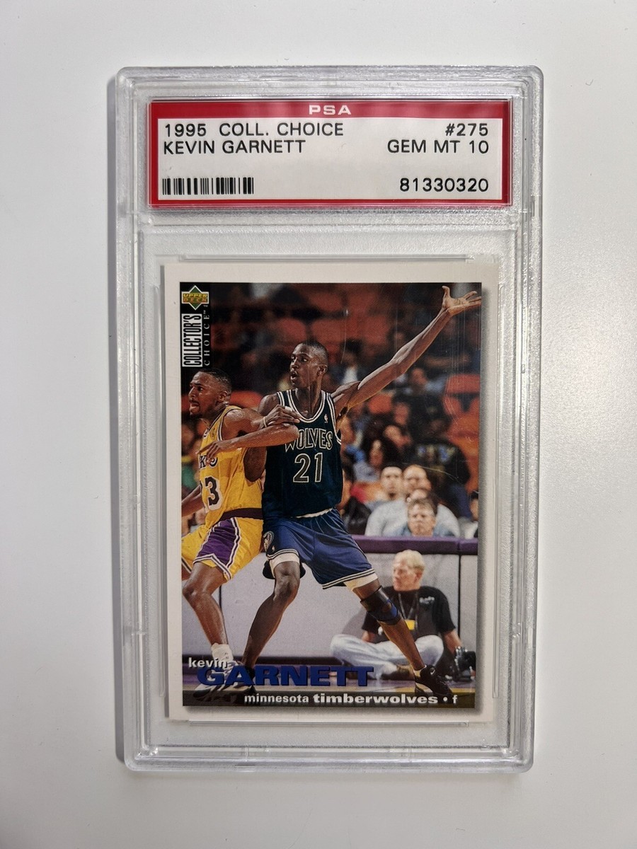 1995 Upper Deck Collectors Choice Kevin Garnett Rookie Card PSA 10 