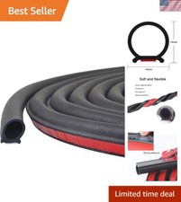 Universal Automotive Door Seal Strip D-Shape Self-Adhesive Weather Stripping ...