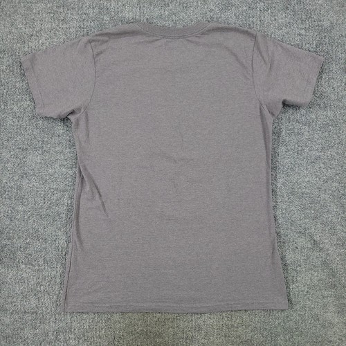 Disney Shirt Girl XL Gray Minnie Mouse American Beauty Flag Short Sleeve Stretch - Picture 8 of 13