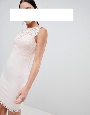 Designer Spitzen Kleid  Größe 40 UK 12 NEU