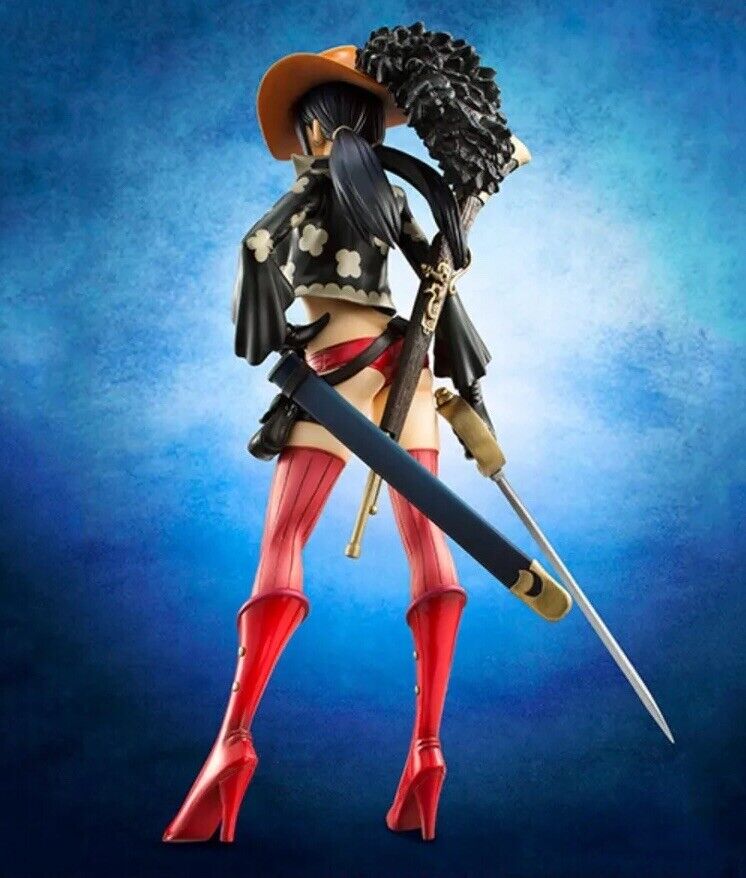 Nico Robin 9'' Anime One Piece Film Z 1/8 Scale POP Red Ver Action  Figure PVC Sexy Girl Toy