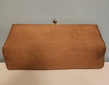 Vintage Clutch Purse Brown P5