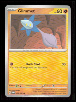 Glimmet 108/167 SV06: Twilight Masquerade Pokemon tcg Card CB-1-9