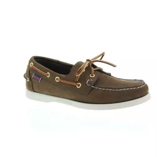 Sebago Docksides Nubuck Dark Brown 7000GA0 901 Vorher 727 58