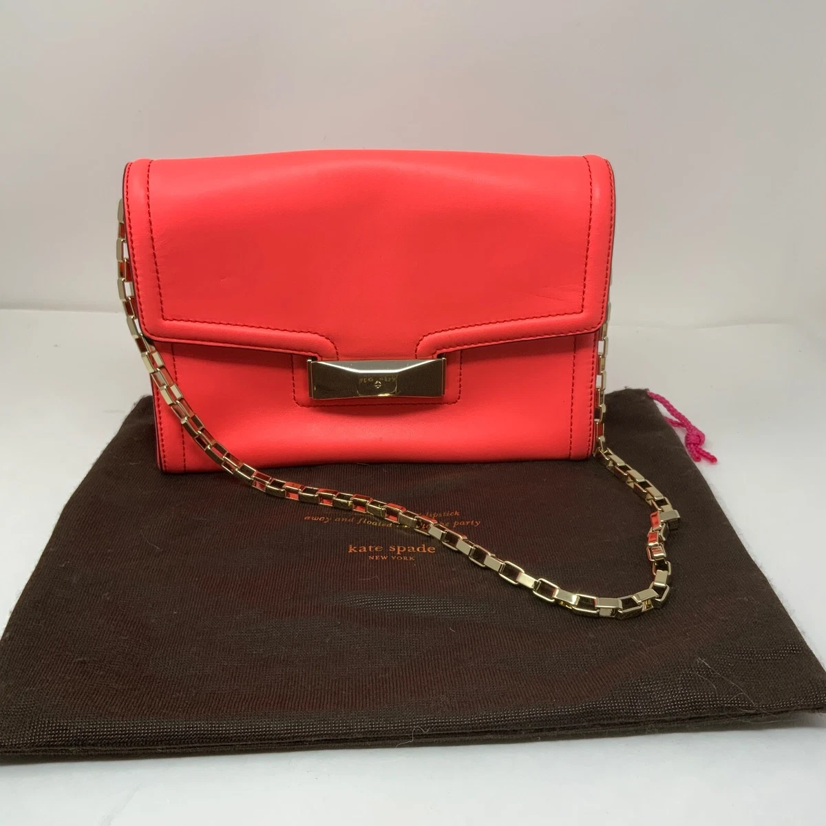 Kate spade purse with chain strap hotsell